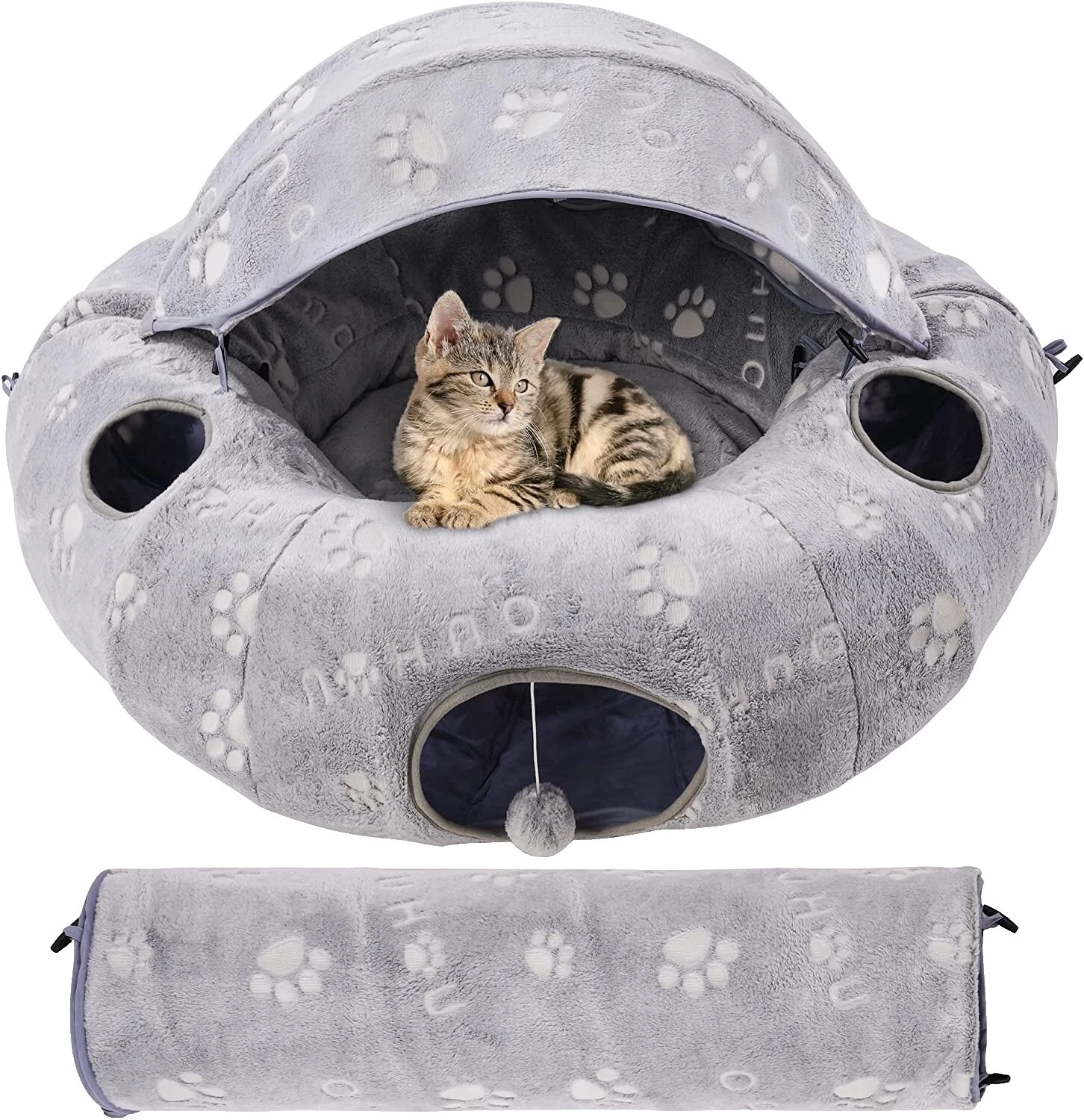 Caseta de poliéster camas para gatos