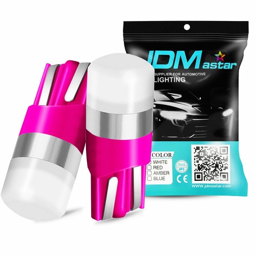JDM ASTAR 2x T10 194 168 2825 W5W LED Interior Coche Bombillas Cúpula Rosa 3000K - Imagen 2 de 12