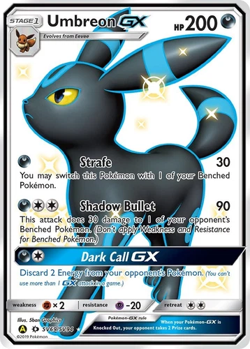 Umbreon GX SV69/SV94 Hidden Fates: Shiny Vault