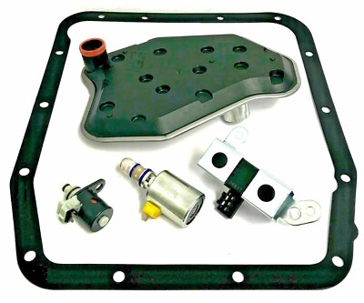 . 4R70W Solenoid Set Filter Kit EPC TCC Lock Up TCC Shift Solenoids 1998-2003
