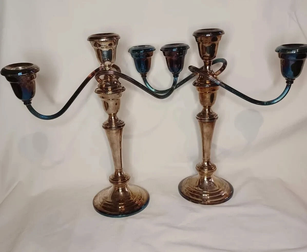 Gorham silver candelabra clearance