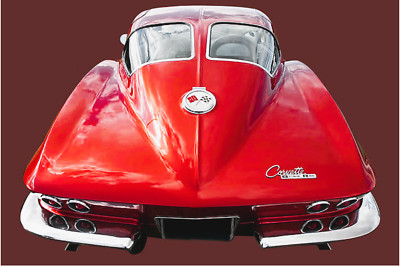 Corvette Chevrolet55Chevy57StingRay1:24Vintage12Car1963Custom1967Carousel RED18