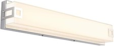 Modern Bathroom Vanity Light Fixtures Chrome Dimmable, 24.4inch / 32.28inch