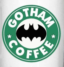 Gotham Coffee Mens Polo XS-6XL, LT-4XLT  Batman Robin New