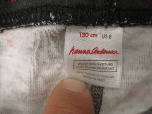 Hanna Andersson Size 8 Boys Multicolor 100% Organic Cotton Knit Pajama Set 016 - Picture 10 of 12