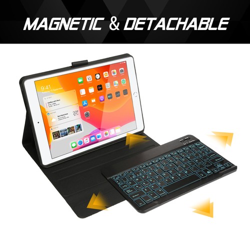 Backlit Keyboard Smart Case Cover For ipad 9th 8th 7th generation/pro 10.5 case - Picture 15 of 15