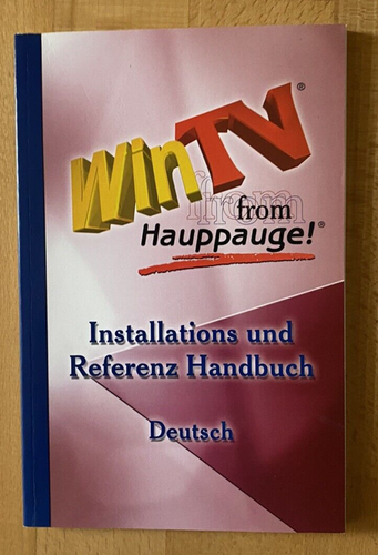 Hauppauge Win TV Installation Manual Approx 141 Pages + Quick Installation Guide - Picture 2 of 3