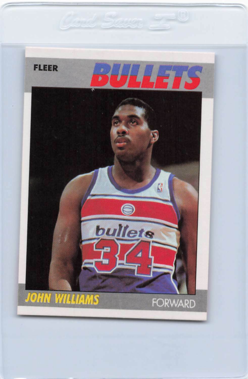 1987/88 Fleer #122 John Williams Bullets NM *2128