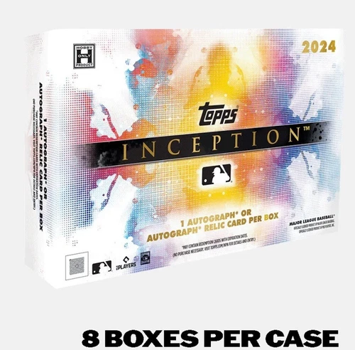 2024 Topps Inception Baseball Hobby Box Sealed Case Pre-Order 8 BOXES PREORDER