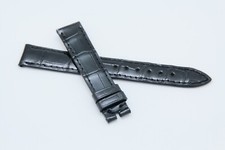 OEM CHOPARD 15/14mm Genuine Black Alligator Watch Strap No Buckle