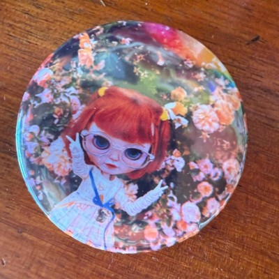 2 inch blythe doll pin, handmade