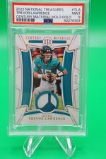 2022 National Treasures Century Material Holo Gold /10 Trevor Lawrence PSA 9 GS1
