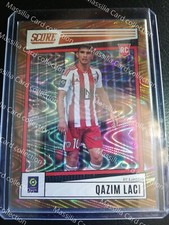 2022-23 panini score ligue 1 Qazim LACI 01/55 RC Brown Swirl AC ajaccio 2023