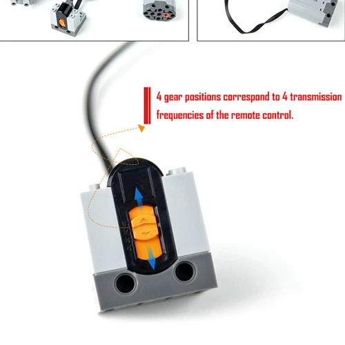 Power Functions 8885 IR gesteuerte Fernbedienung 8884 IR Empfänger für Lego Spielzeug - Bild 7 von 14