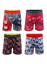 Boys' DC Comics Justice League 4 Pack Boxer Briefs