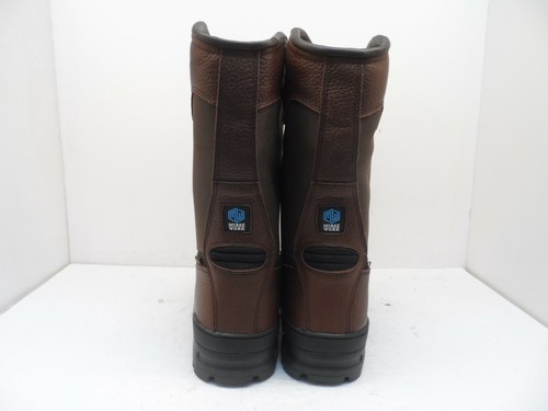 McRae Men's 11" Wellington Steel Toe Work Boot MR89353 Brown Size 9M - Picture 4 of 8