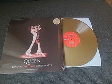 QUEEN - London Christmas Concert 1975 ( LP UK - Ltd Gold Vinyl -NM Rare )