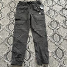 Hurley Performance 4-Way Stretch Pants Boy's Sz L 12-13 Years Gray Stretch NWT