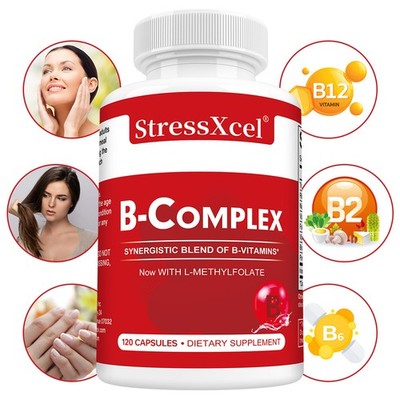 Vitamin B Komplex NahrungsergäNzungsmittel Nervensystemgesundheit 30 120 StüCk