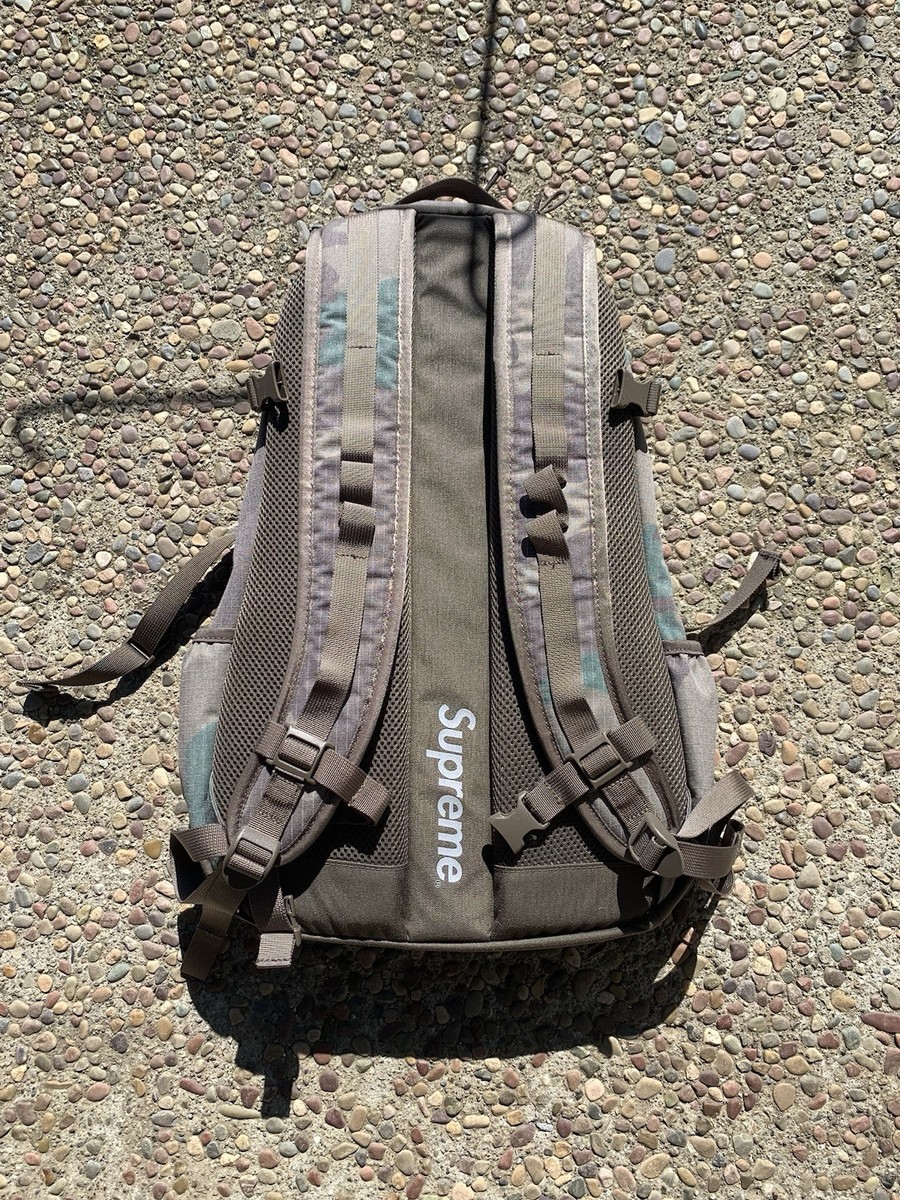 Supreme Backpack (SS24) Woodland Camo (Lightly Used, Pass As Supreme Backpack (SS24) Woodland Camo (Lightly Used, Pass As