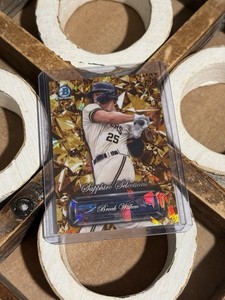 Brock Wilken 2024 Bowman Chrome Sapphire Selections Gold Refractor /50 BSS-3