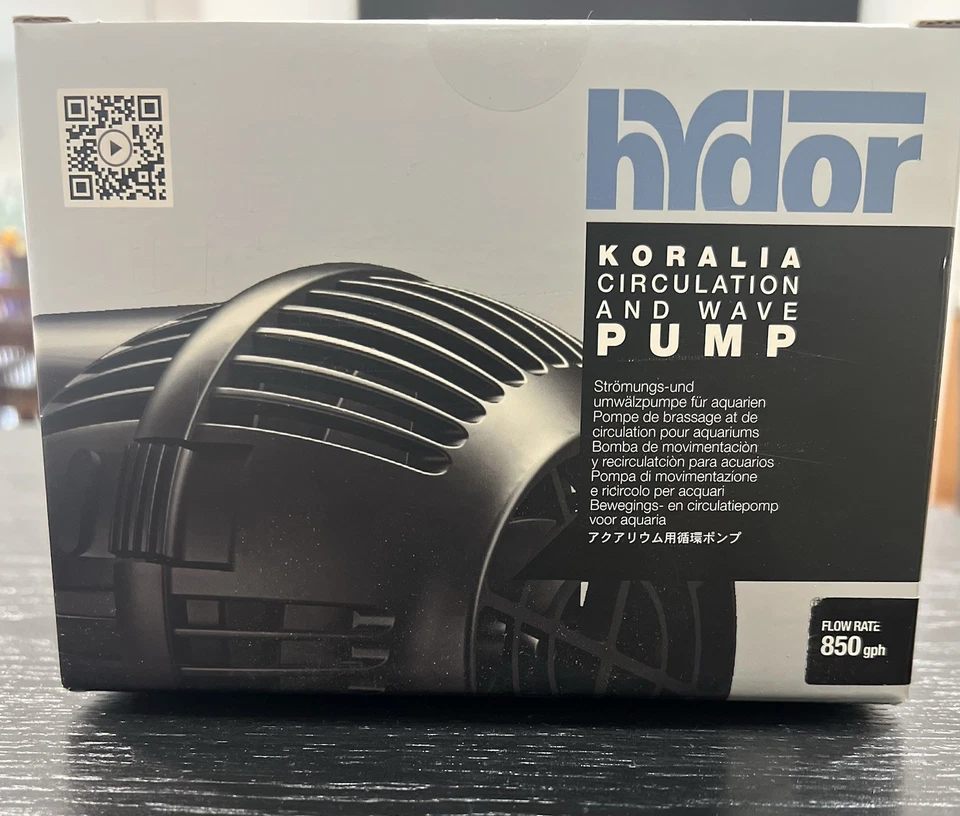 Bomba de circulação e onda Hydor Koralia Evolution, 750-850 GPH, preta - Imagem 3 de 4