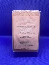 Shea Moisture Pink Himalayan Salt Relaxing Soap With Clary Sage & Neroli Oil 8oz