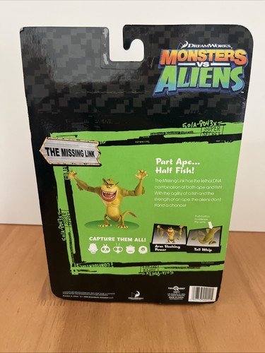 2009 Toyquest Monsters Vs Aliens The Missing Link Factory Sealed NIP Rare! - Picture 11 of 11