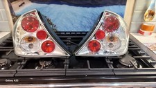 Chrome Lexus Tail Lights for Ford Mondeo Mk2 5dr 1996-2000 With Bulbs & Loom