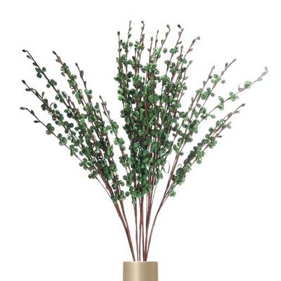 8Pcs Tall Jasmine Flower for DIY Floral Art Plant(Green)