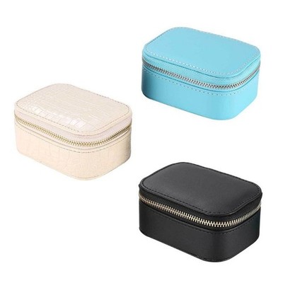 Multicolor Jewellery Box Organizer Leather Rings Earrings Ornament Storage for C