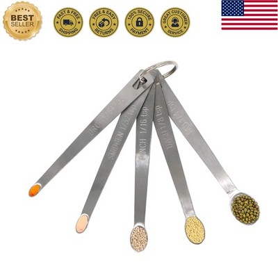Versatile Stainless Steel Measuring Spoons Set - Exact Measurements for Cooking
