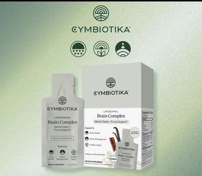 Cymbiotika Liposomal Brain Complex - Vanilla Cinnamon, Zembrin - 12 Packets