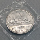 1965 Canadian 1 Dollar .800 Silver Dollar Queen Elizabeth II - BU Sealed