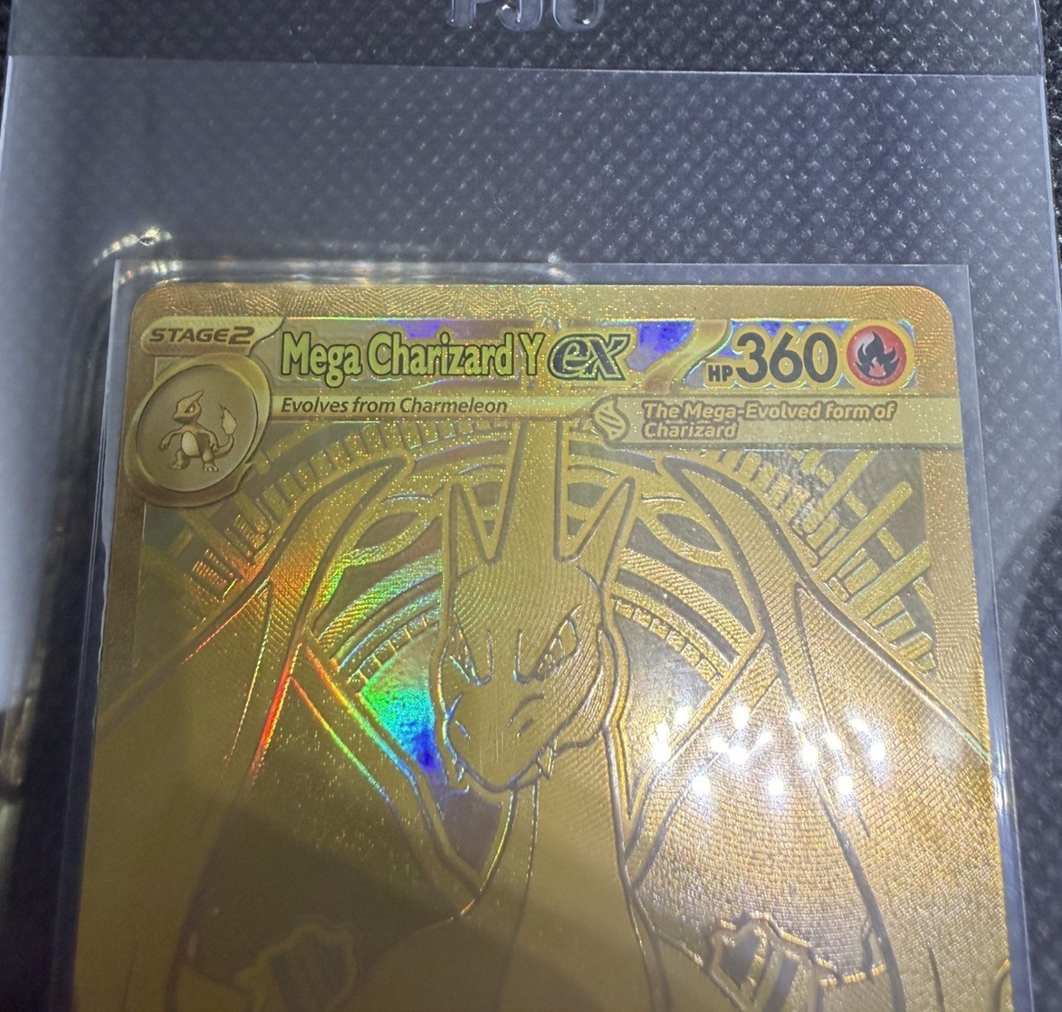 Mega Charizard Y ex 294/217 GOLD Hyper Rare Pokemon Ascended