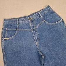 Vintage Gitano Jeans Womens 14 Blue Bare Back High Rise Cowgirl 80s Mom Denim