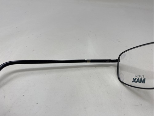 Marco de gafas de borde completo de metal negro Camelot Pure-T MAX T502 BK 61-18-150 1746 - Imagen 7 de 8