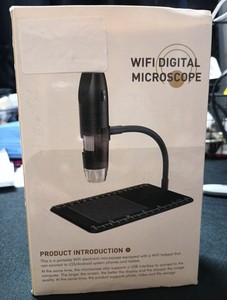 WiFi Digital Microscope 50X-1000X USB New in Box Never Used Black