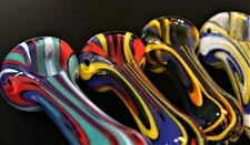 (1) 4" MIND BENDER Thick Glass Pipe (AD IS FOR ONE PIPE ONLY)