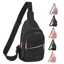 Cross Body Bag Small Sling Bag Crossbody Bags for Women Men Trendy Fanny Black