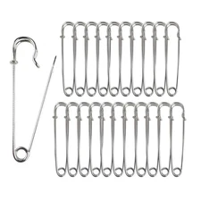 Safety Pins Extra Large Heavy Duty - 22PCS 3Inch Blanket Pins, Strong  Sturdy...