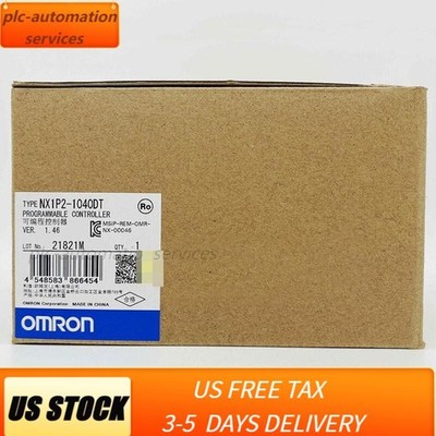 New In Box OMRON PLC Module NX1P2-1040DT PLC Controller Fast Ship  US Free TAX