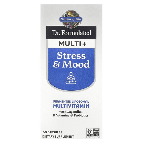 Dr. Formulated Multi+, Stress & Mood, 60 Capsules