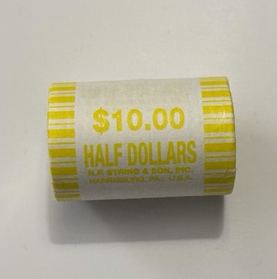 *LAST YEAR* BU 2025-P KENNEDY HALF DOLLAR FULL ROLL OF $10 FACE VALUE (20) COINS