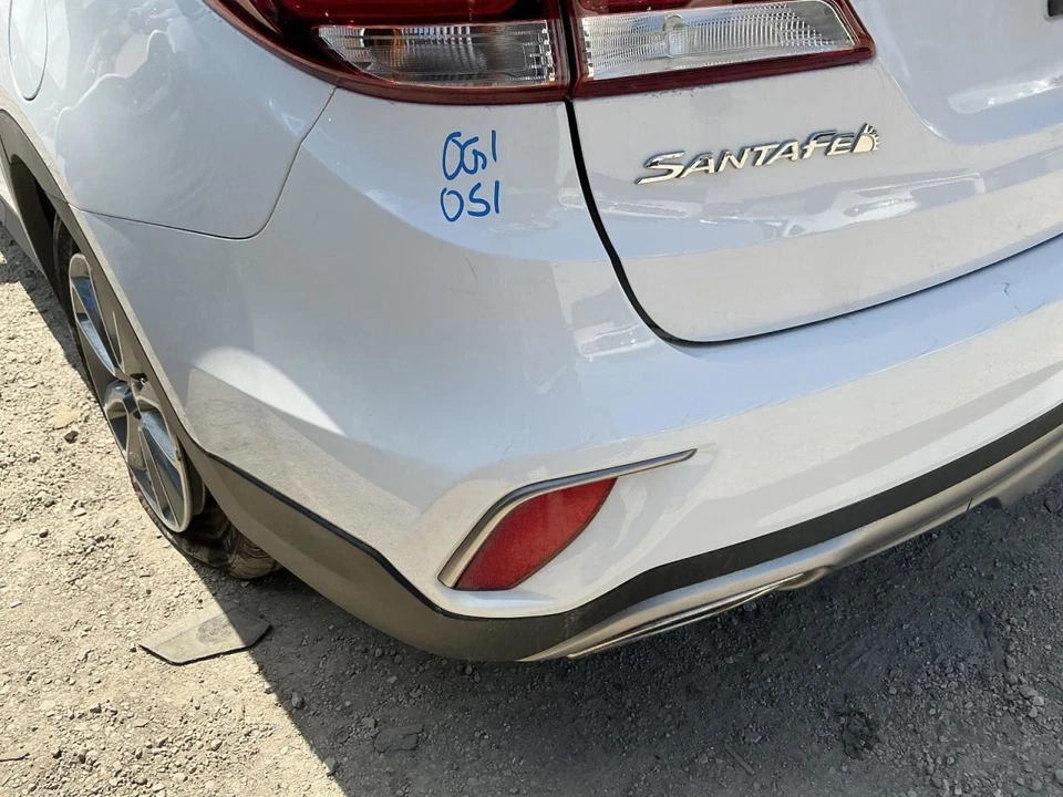 Rear Bumper LWB Without Park Assist Fits 17-19 SANTA FE 829657 - Image 2 of 4