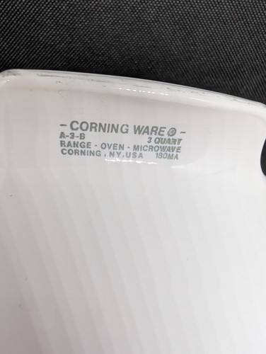 Cazuela Corning Ware A-3-B azul aciano de 3 cuartos con tapa de vidrio - Imagen 2 de 9