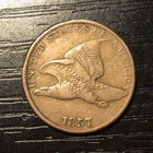 1857 Flying Eagle Cent Penny, XF. Nice Detail! F181