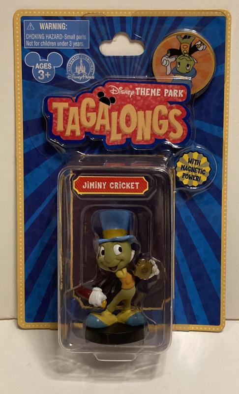 WDW Disney Theme Park Tagalongs Jiminy Cricket from Pinocchio 2015 SEALED NIP