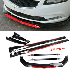 Front Bumper Lip Splitter Spoiler Glossy Black Red Body Kits For Chevrolet Cruze Front Bumper Lip Splitter Spoiler Glossy Black Red Body Kits For Chevrolet Cruze