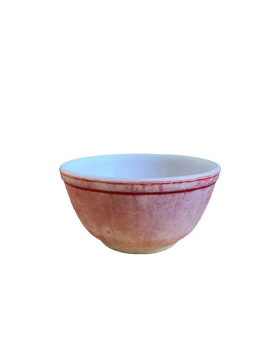 Vintage PYREX A-29 Made in USA #402 Primary Red Nesting Mixing Bowl - 1.5 Qt